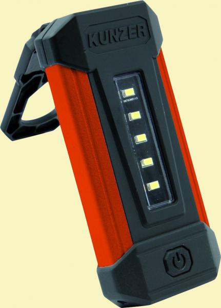 Kunzer PL-051 SMD-LED Arbeitslampe, Orange Alu Premium
